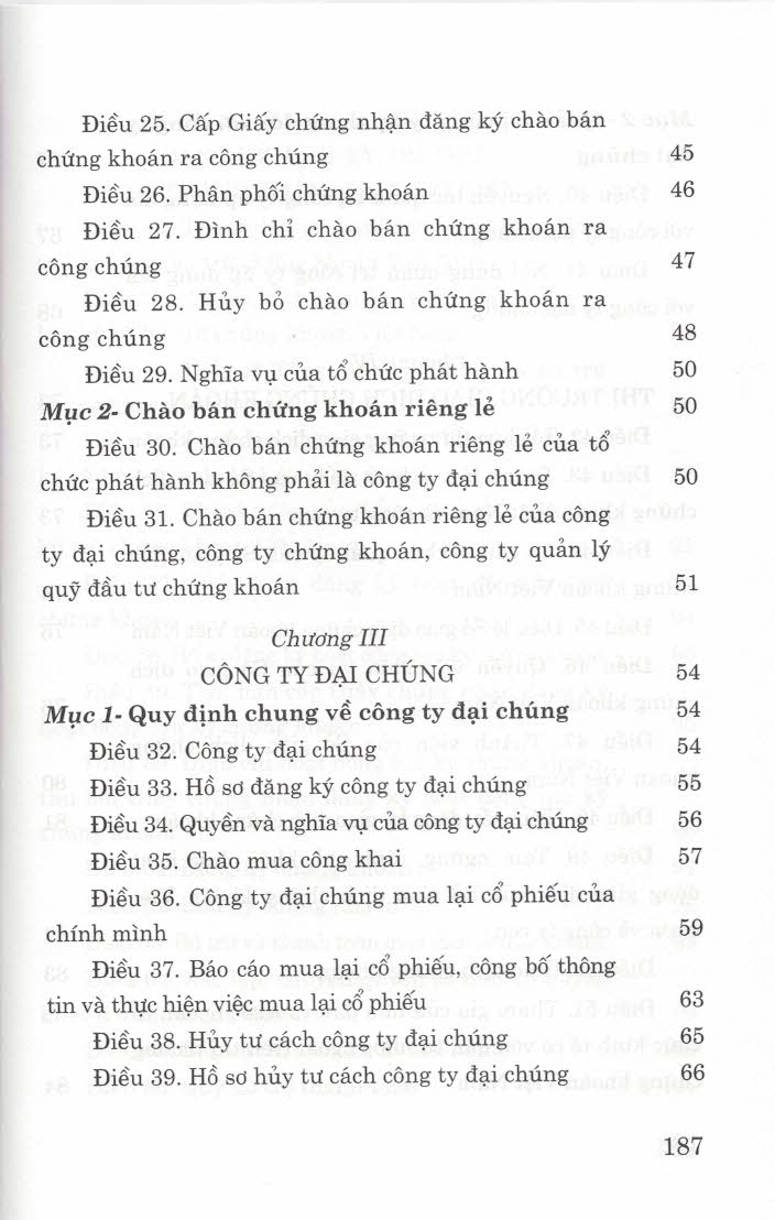 Luật Chứng Khoán (Hiện Hành)