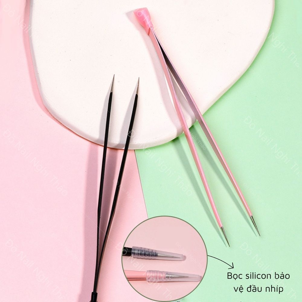 Nhíp gắp đá nail