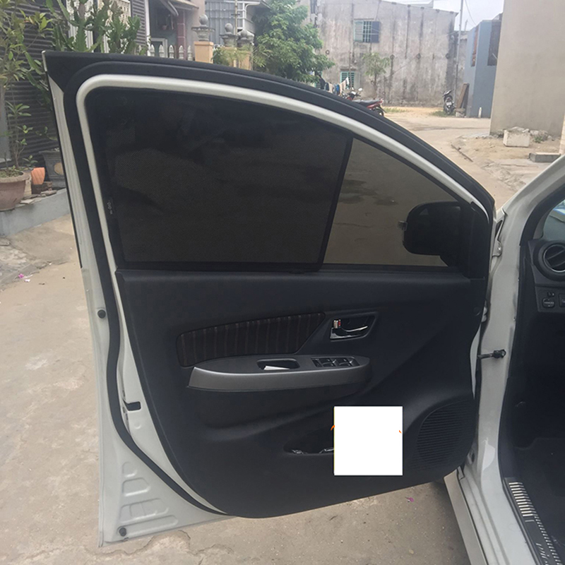 Che nắng nam châm xe Toyota Wigo 2018-2019-2020-2021, tấm che nắng, bộ 4 rèm che nắng kính sườn dành cho xe Toyota Wigo, loại 1 dày dặn, nam châm cực hút, thiết kế chuẩn form xe, lắp đặt đơn giản, chắn nắng hiệu quả