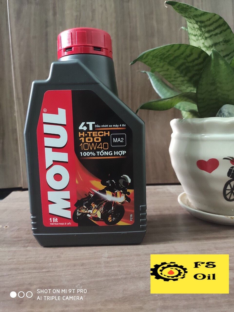 MOTUL H - TECH 100 4T 10W40 [ 100% TỔNG HỢP ]