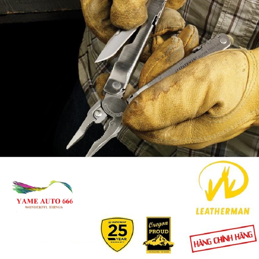 [ NHẬP KHẨU] Kìm Đa Năng Leatherman Super Tool 300 19Tools