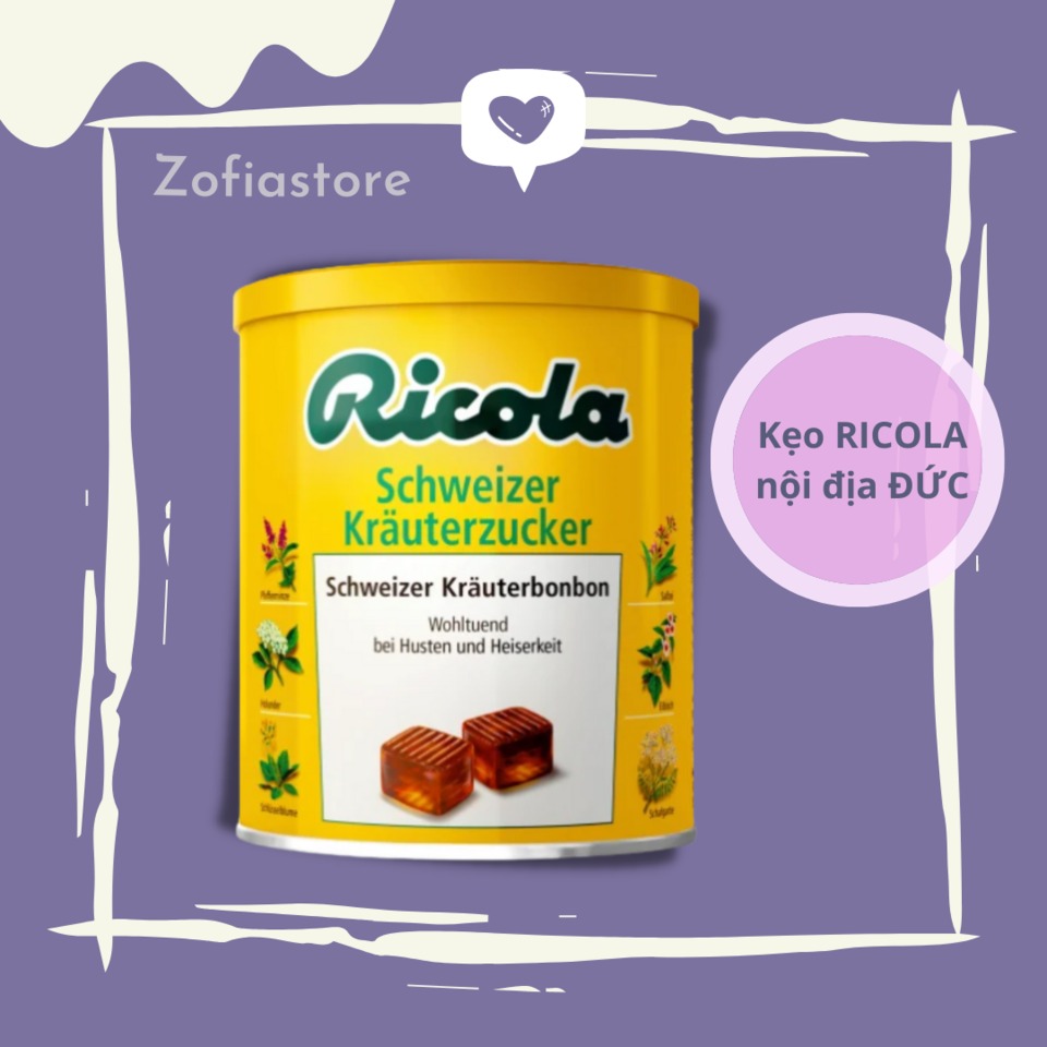 Kẹo RICOLA Đức 250g - DATE 2026