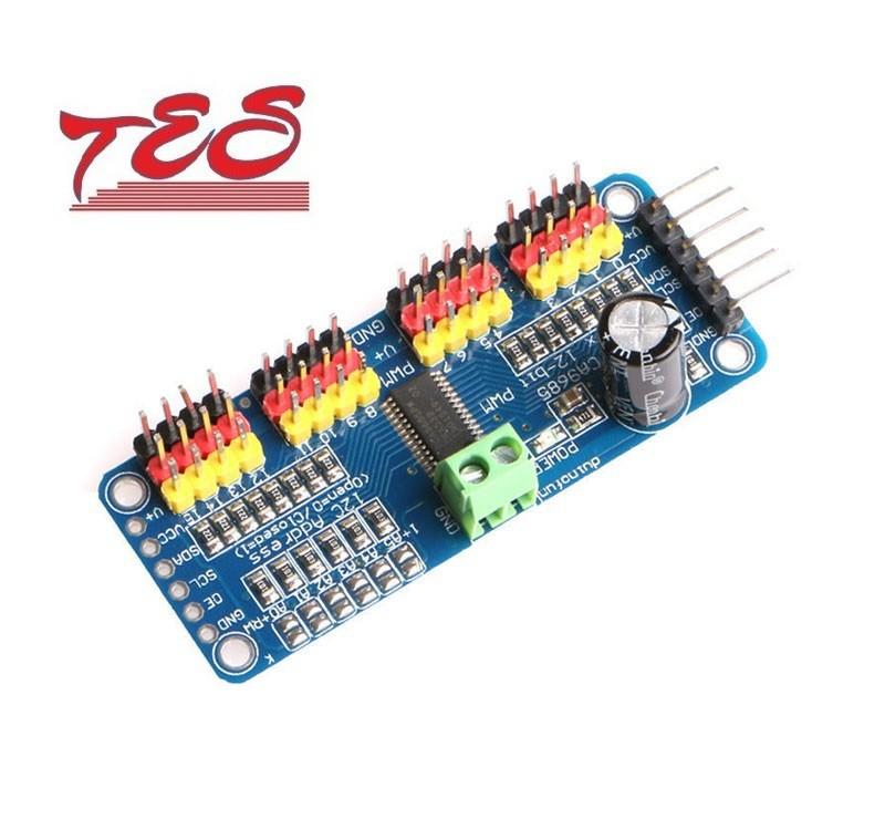 Mạch PCA9685 PWM 16  kênh