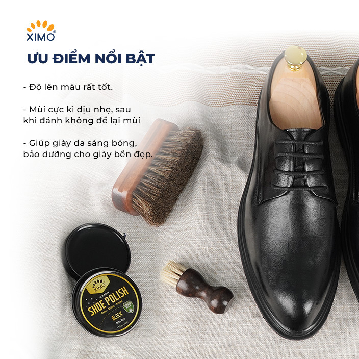 Xi Đánh Giày Dạng Sáp Cao Cấp Ximo 50 mil