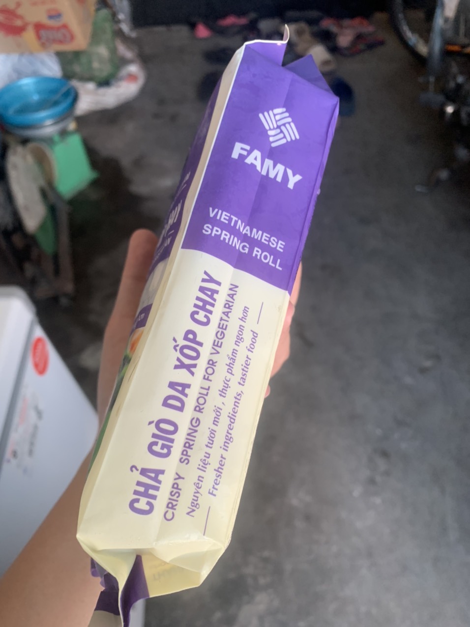 Chả giò da xốp chay 500G - 30 cuốn