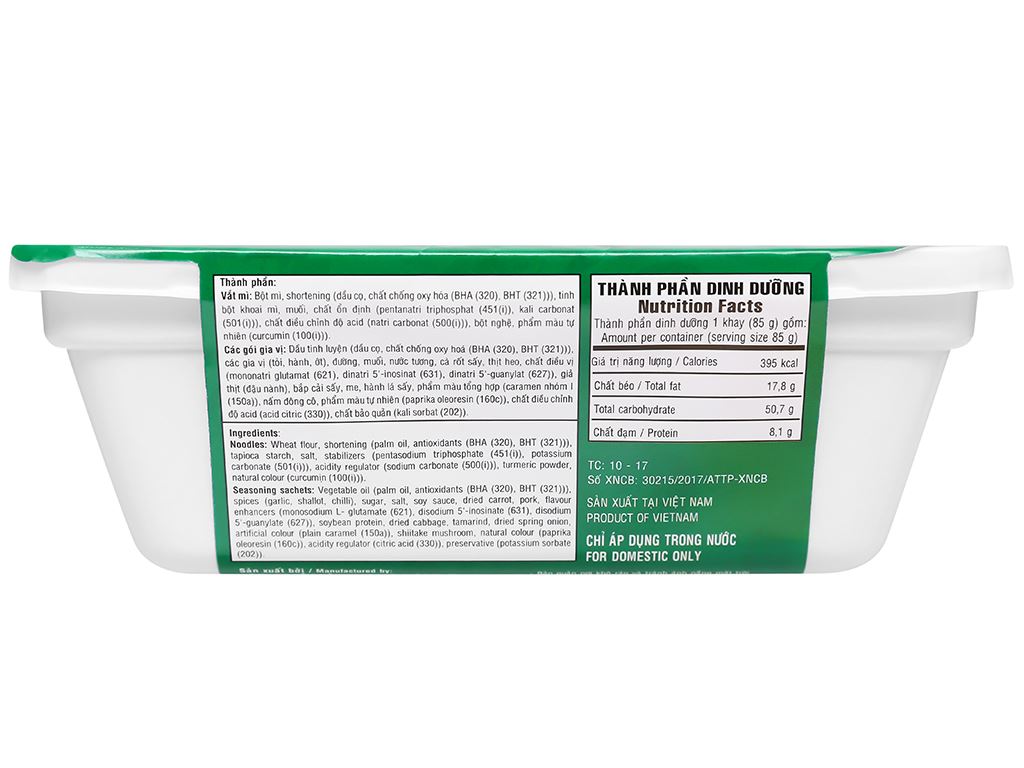 Mì xào Táo Quân thập cẩm khay 85g - BAT MUOI
