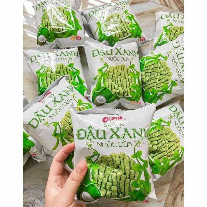 500g Snack bim bim đậu xanh nước cốt dừa ( hàng hit hot)
