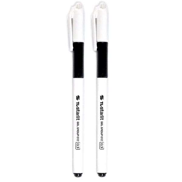 Vỉ 2 bút gel thiên long gel-012 - mực đen