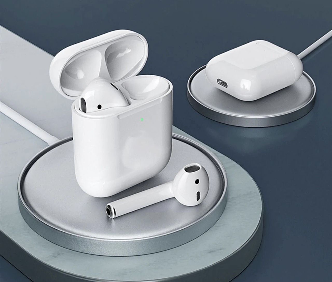 Tai nghe bluetooth i12 Loại tốt không dây i12 TWS - Tai Cảm ứng vân tay Pin khỏe