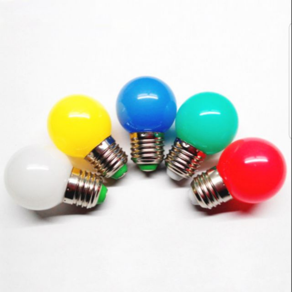 Bóng LED Chanh Trắng, Đỏ, Vàng, Xanh Lá, Xanh Dương, Hồng, Tím, Cam 2W