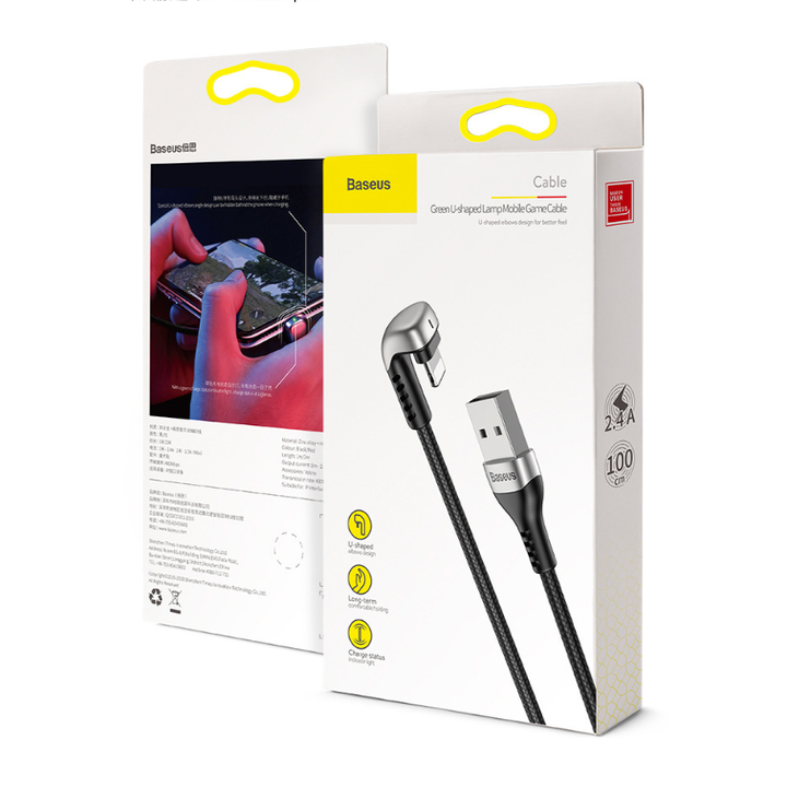 Cáp sạc nhanh Lightning cao cấp thương hiệu Baseus mã CALUX-A01 - Dài 1m