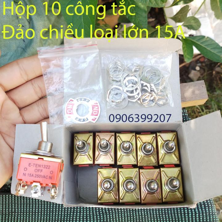 công tắc đảo chiều quay động cơ 15A - 2 cái