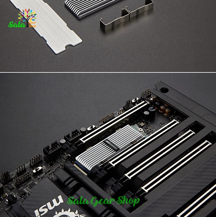 Tản Nhiệt SSD Chuẩn M2 2280 Thermorysis