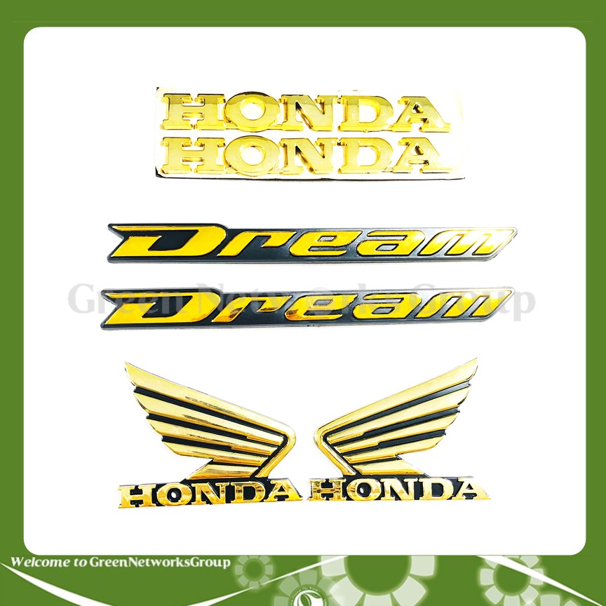 Bộ tem chữ honda dream cánh chim greennetworks