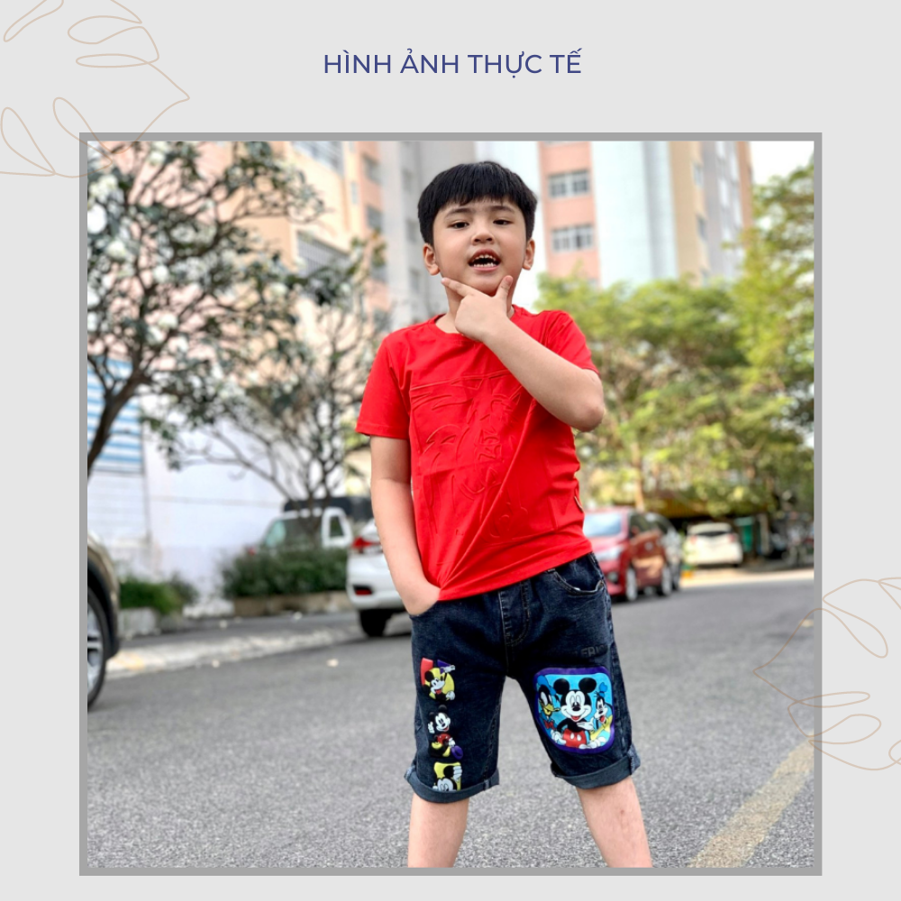 Quần jean bé trai,quần jean lững bé trai năng động thoải mái size đại| FREESHIP MAX - JJ Kids Fashion