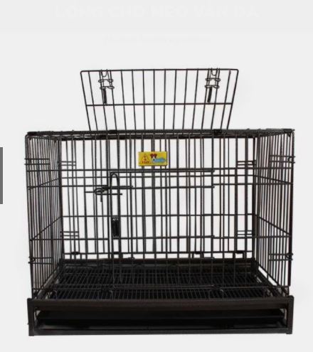 [HCM]Chuồng lồng vân đá sơn tĩnh điện cho chó mèo (thú cưng) Size S