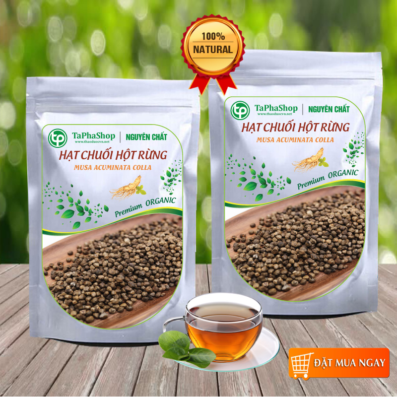 Hạt chuối hột rừng khô 500g