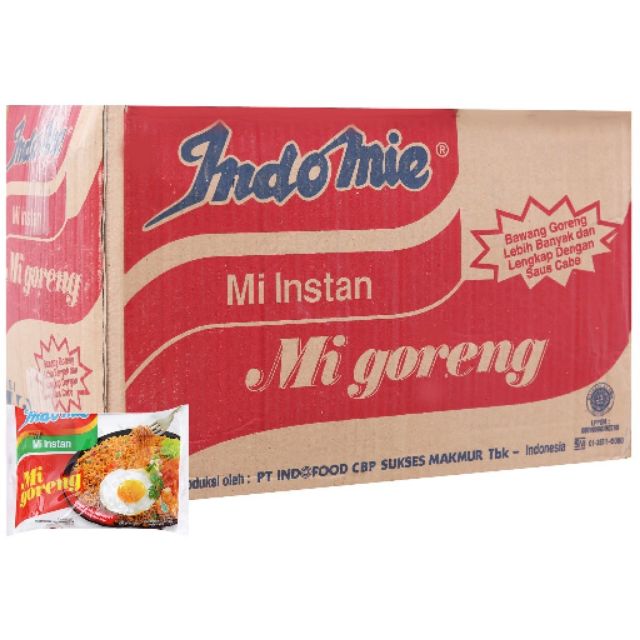 Combo 10 gói mì xào Goreng Indomie siêu ngon phân phối trực tiếp từ