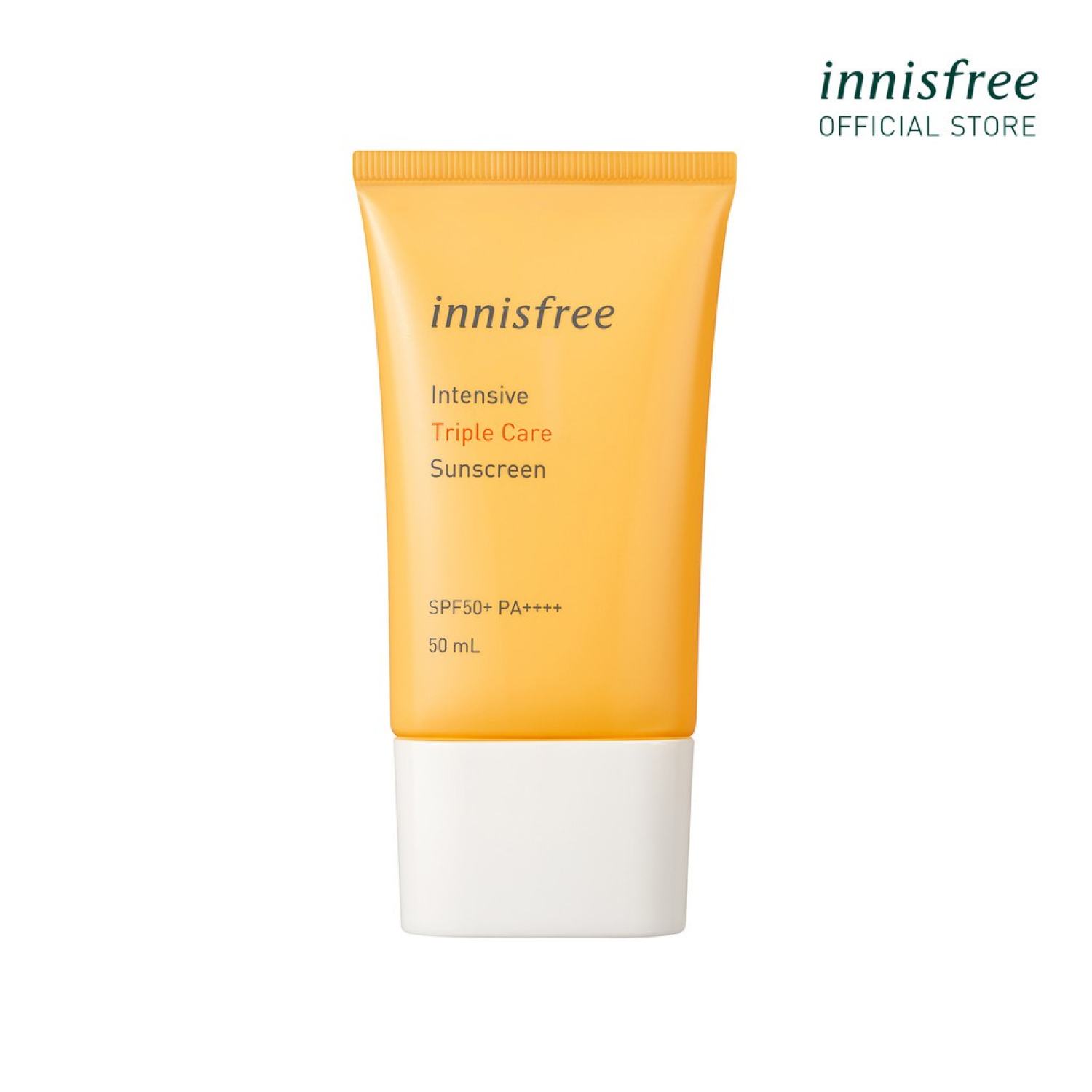 Kem chống nắng lâu trôi làm sáng da innisfree Intensive Triple Care Sunscreen SPF50+ Pa++++ (50ml) nhập khẩu