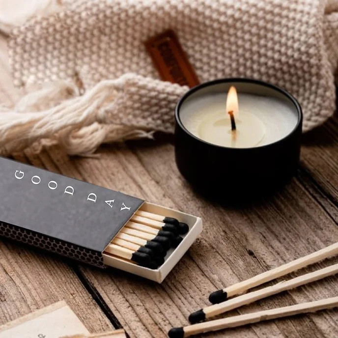 Hộp diêm đốt nến - phụ kiện dành cho nến thơm