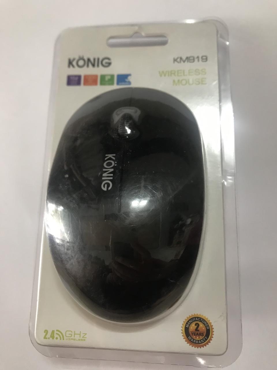 Chuột Không Dây KONIG KN868 (Đen)