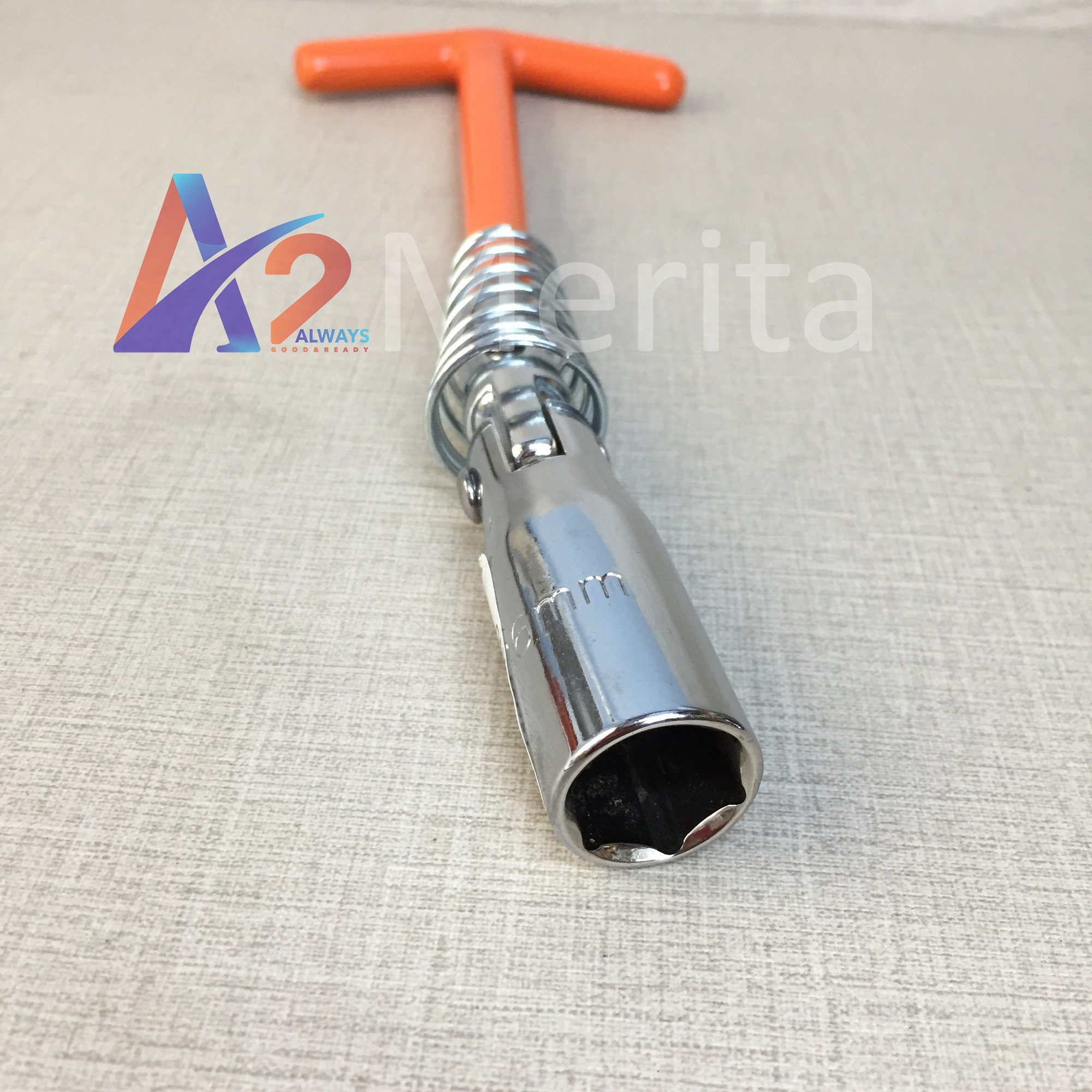 Tay mở bugi đầu bẻ 16mm Asaki AK-7605
