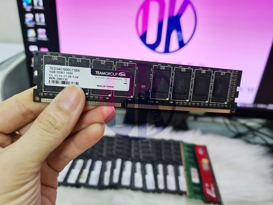 Ram máy tính - ram ddr3 4g tản, không tản buss 1600