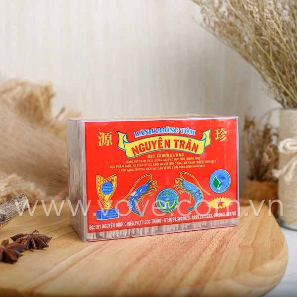 Bánh phồng tôm Nguyên Trân hộp 500gr
