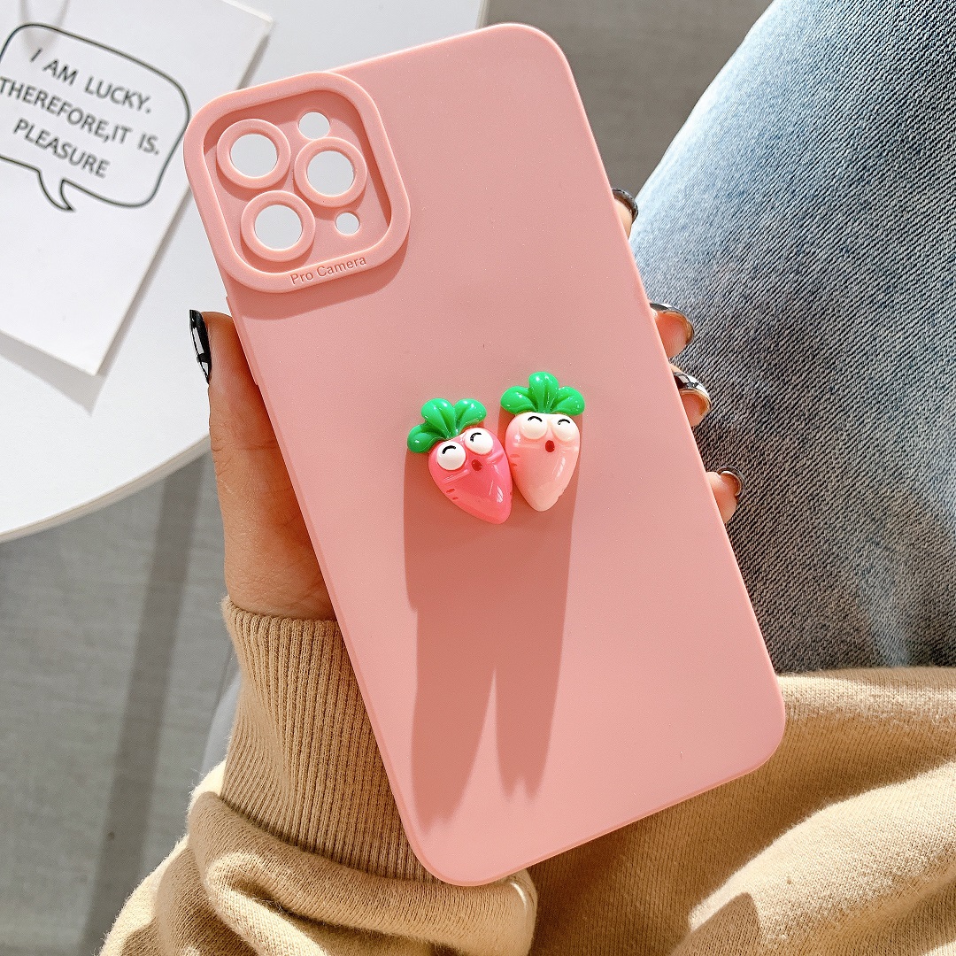 Ốp Lưng Basic Camera Nổi - Mẫu Carrot Nổi