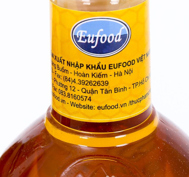 Mật ong Tam Đảo Eufood chai 860g