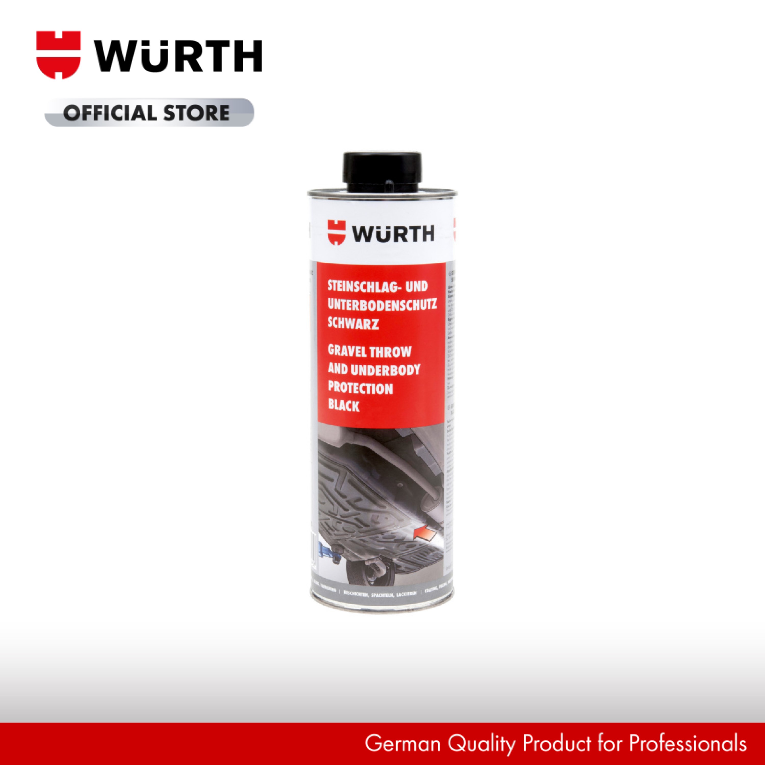 Wurth Gravel Throw and Underbody Protection / Under Coat 1000ML