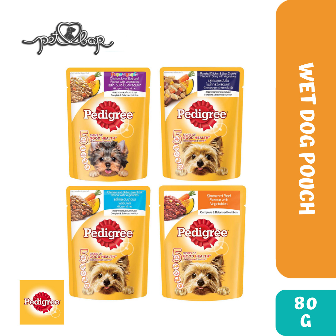 [Hoàn Tiền 10%] Sốt pate cho chó pedigree gói 80gr