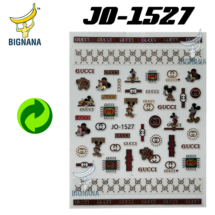 Sticker Nails Hình Dán Chuột Mickey, Hello Kitty, Decal Trang Trí Phong Cách Độc Đáo