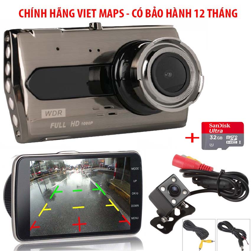 CAMERA HÀNH TRÌNH X008- Tặng Thẻ 32G- Lưu trữ video tối đa 45 ngày qua thẻ nhớ MicroSD- Xem lại Video đã ghi hình qua điện thoại- Báo động qua điện thoại khi kẻ lạ xâm nhập- Bh 12 Tháng