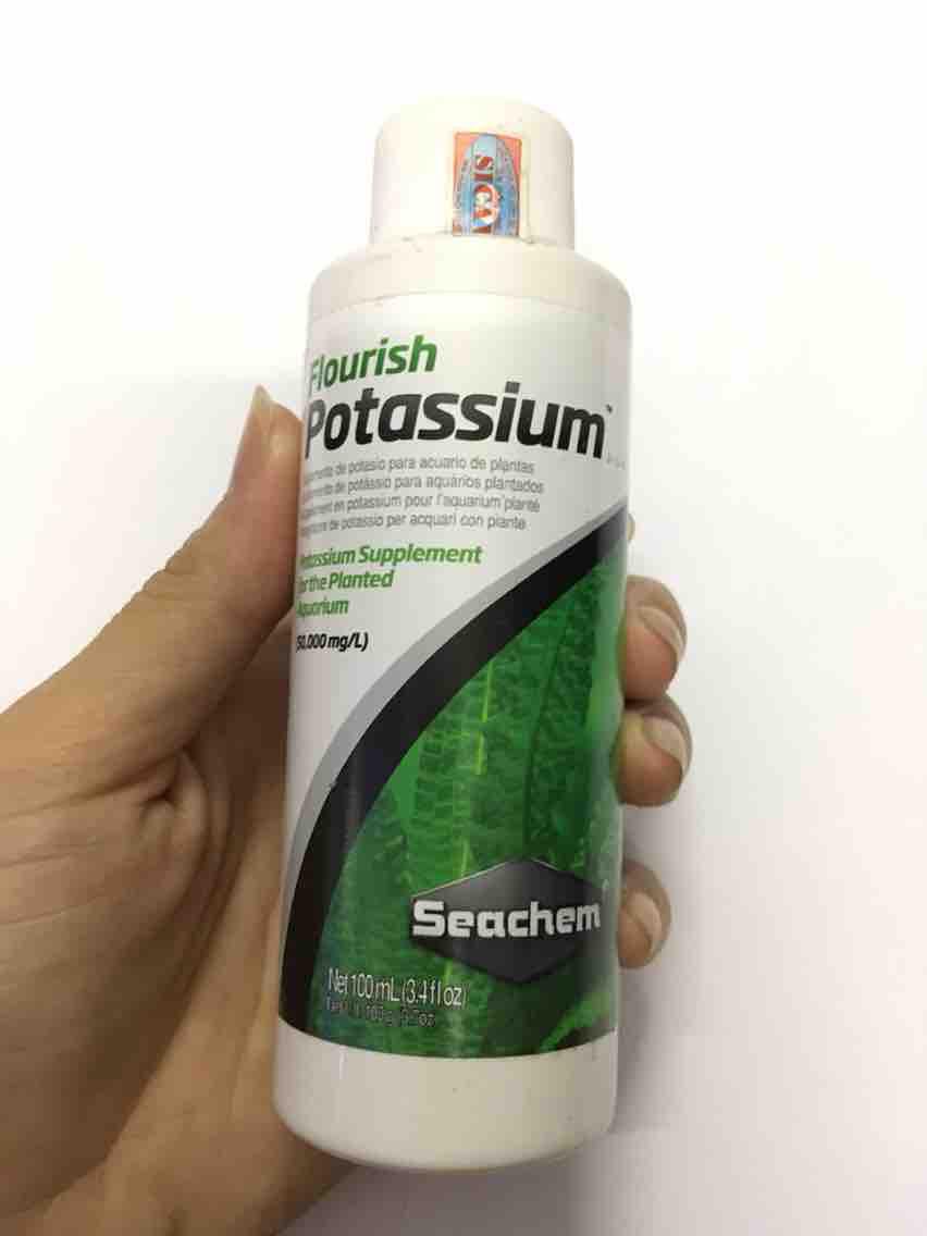 [HCM]Phân nước Kali cho hồ thuỷ sinh Seachem Flourish Potassium 100ml