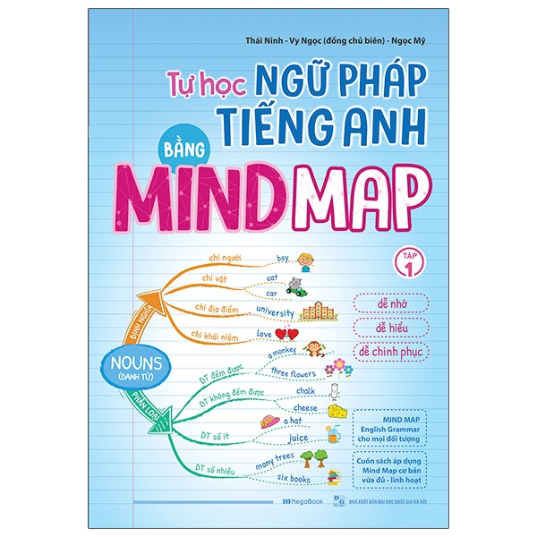 Fahasa - tự học ngữ pháp tiếng anh bằng mindmap - tập 1