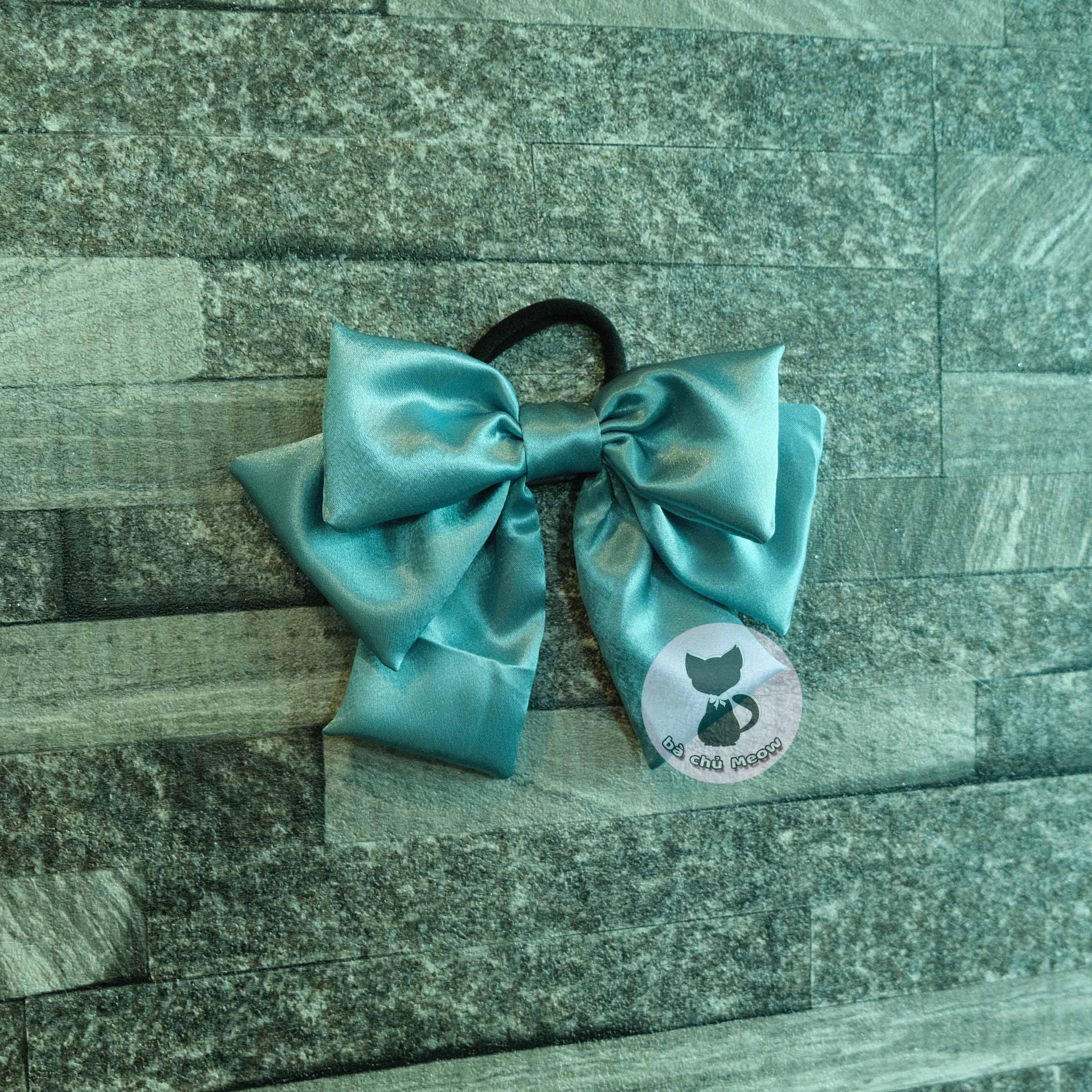 Nơ Cột Tóc Tiểu Thư - Scrunchies Nơ 2 Lớp Xinh Xắn