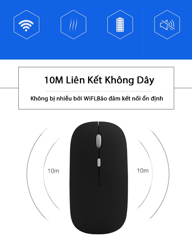 [HCM]chuột không dây usb 2.4Ghz dùng cho tivi box laptop máy tính tốc độ cao pin sạc nguyên khối hàng chính hãng shop bảo hành 3 tháng 1 đổi 1 lỗi kỹ thuật