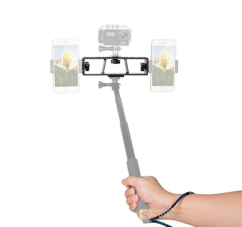 KHUNG GẮN NHIỀU ĐIỆN THOẠI, THIẾT BỊ LÊN TRIPOD