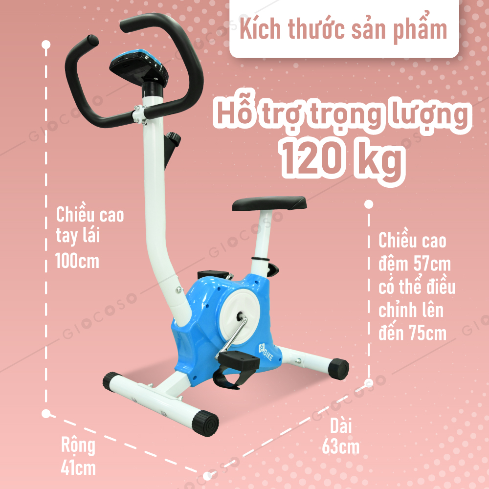 ( ĐỦ LOẠI ) (ẢNH THẬT & VIDEO)B&G Xe đạp tập thể dục tại nhà  EXERCISE BIKE , có đồng hồ hiển thị thông số