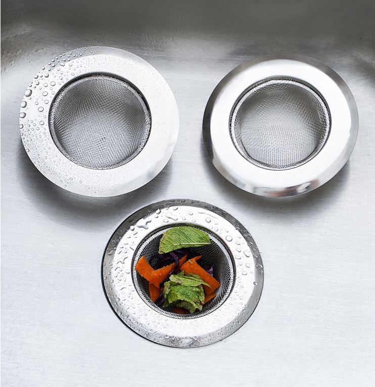 Stainless steel mesh drain basket strainer set-manhole strainer with Smart Mesh