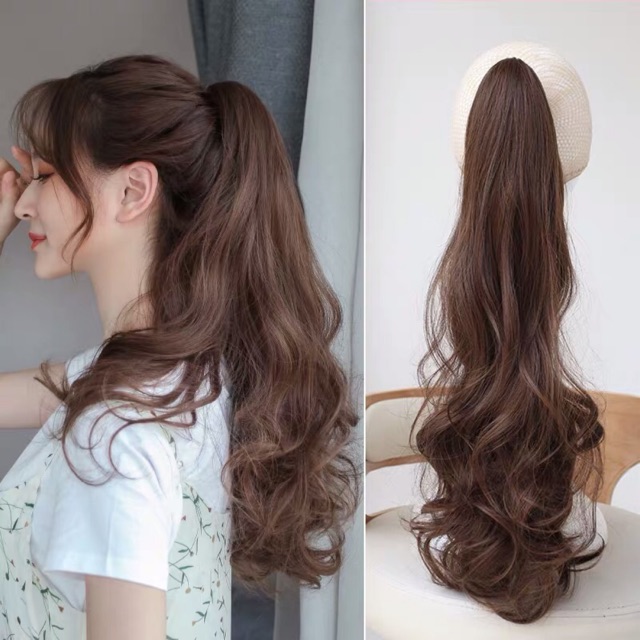 💯Bao Giá💯 Ngoạm Xoăn Dài Dày Chất Tơ Cao Cấp Sỉ 55K