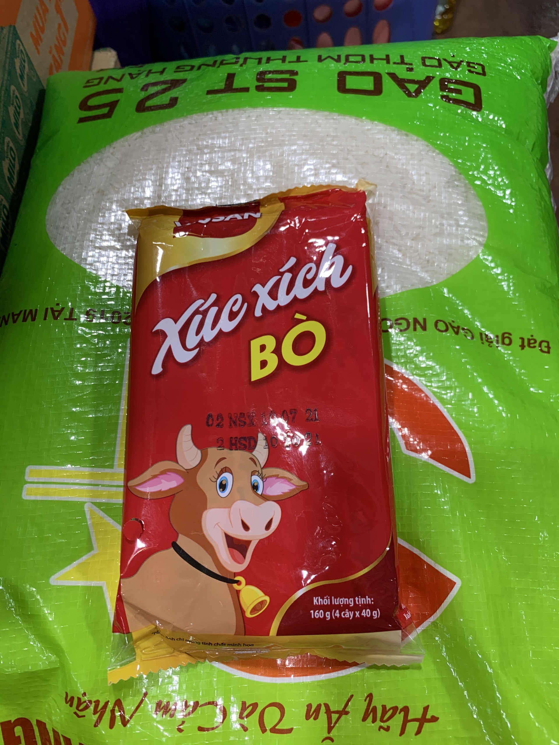 XÚC XÍCH ĂN LIỀN VISAN  BÒ