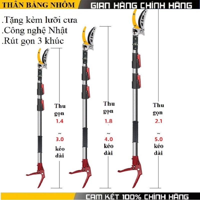 Kéo cắt cành cây trên cao