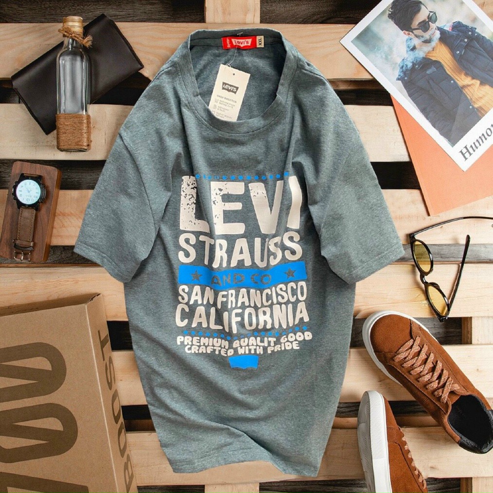 Áo thun nam cổ tròn LEVI's thời trang