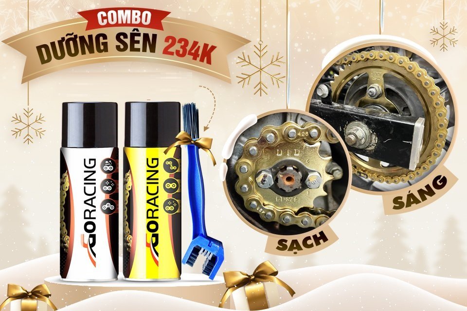 Combo dưỡng sên & vệ sinh sên Goracing