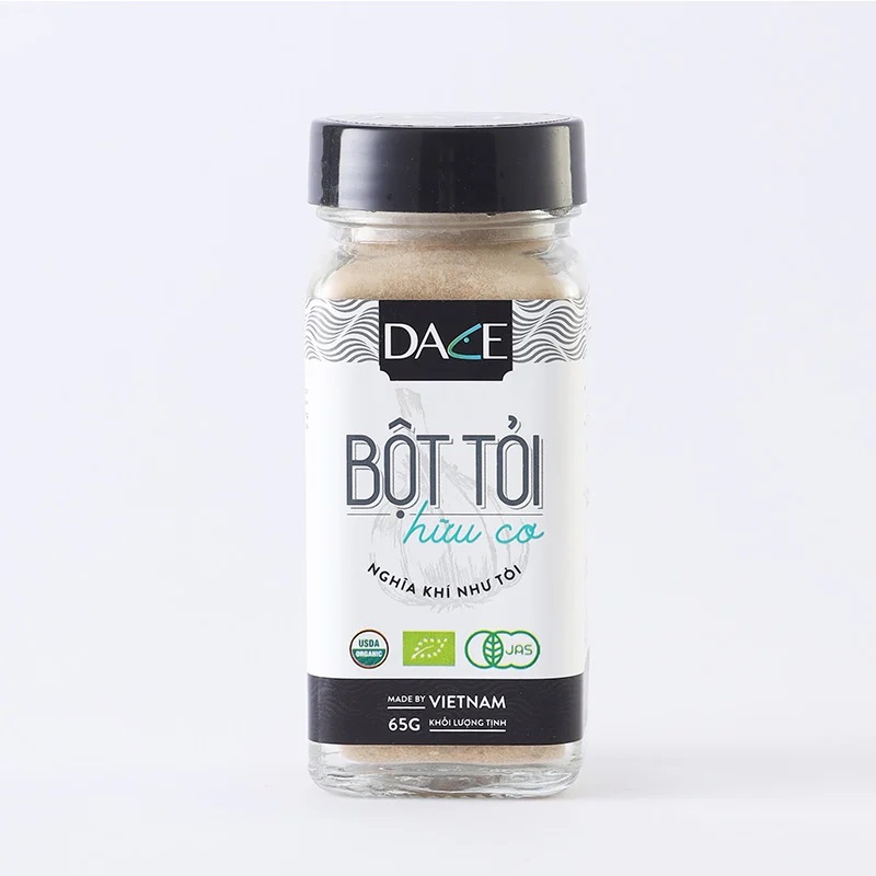 [HCM]Bột tỏi hữu cơ Dace Organic Garlic Powder 65g