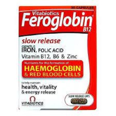 Viên bổ sung Sắt Feroglobin hộp 30 viên