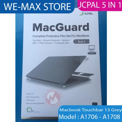 BỘ dán JCPAL 5 in 1 Space Grey Macbook Touchbar 13.3 - WE-MAX STORE
