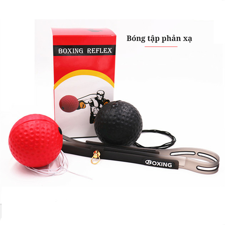 [HCM]Bộ bóng đấm boxing tập phản xạ đeo đầu FX309